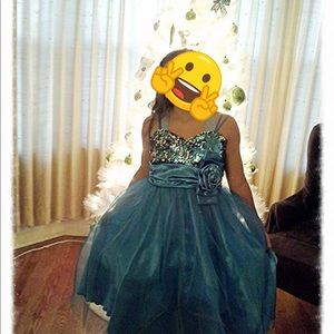Girls party dress size 14